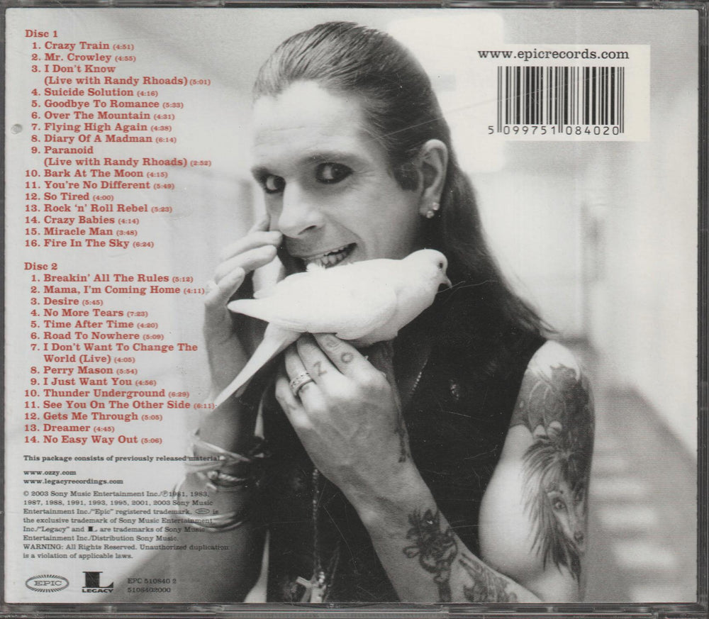 Ozzy Osbourne - The Essential Ozzy Osbourne. 2003. . CD.