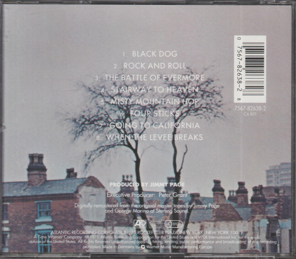 Led Zeppelin - Led Zeppelin IV (Digitally Remastered). 1971. . CD.