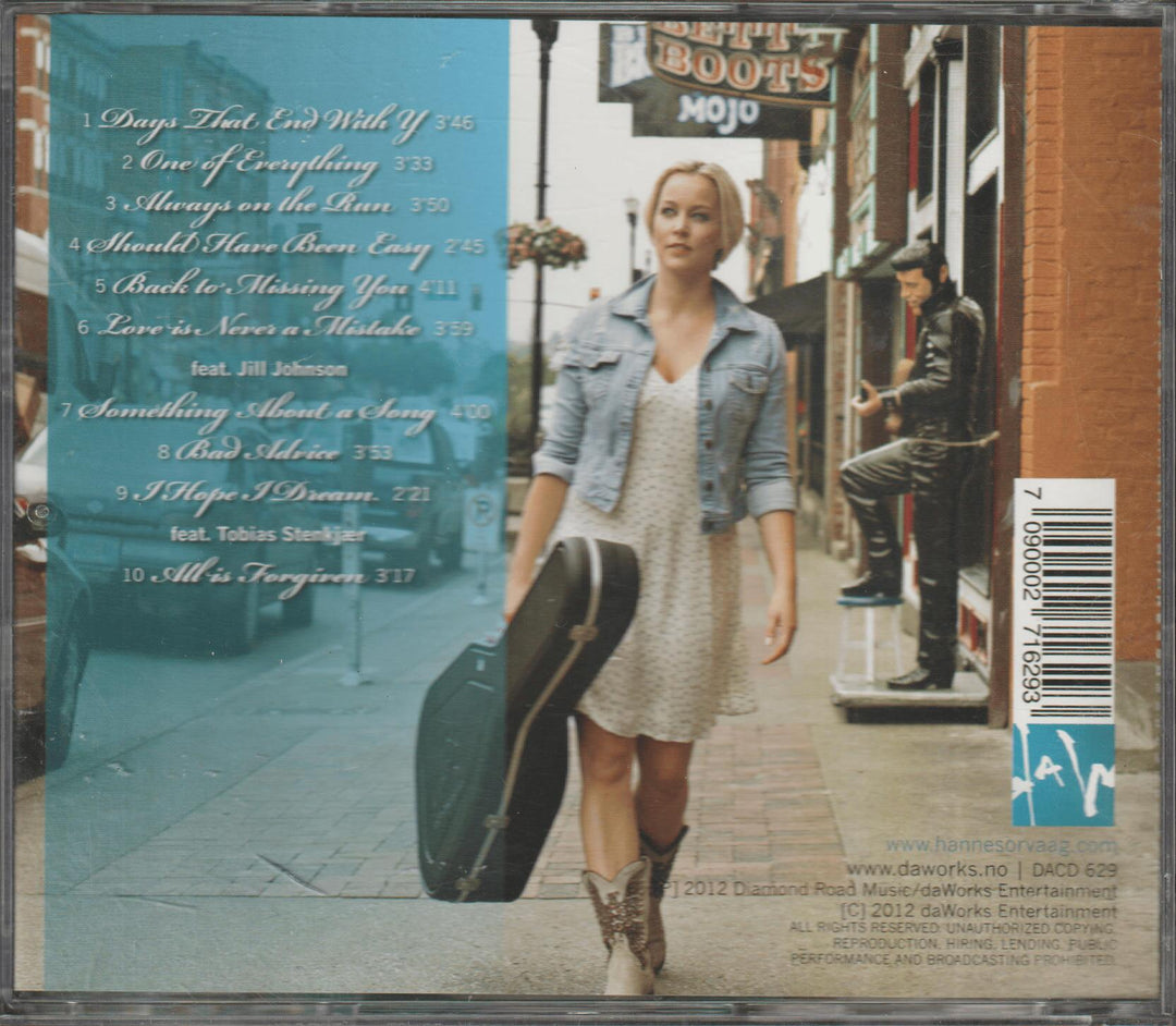 Hanne Sørvaag - All Is Forgiven. 2010. . CD.