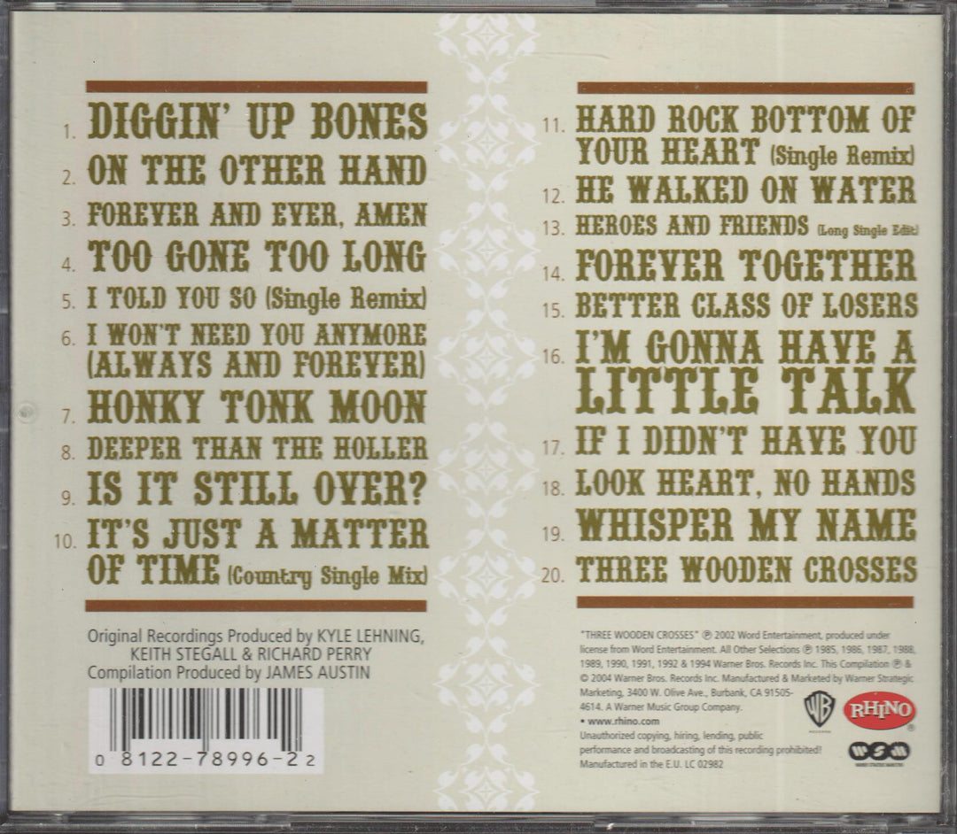 Randy Travis - The Very Best of Randy Travis. 2004. . CD.