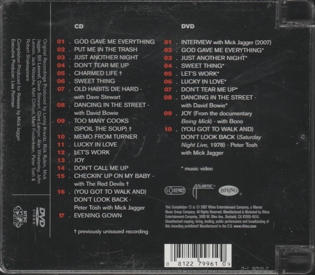 Mick Jagger - The Very Best of Mick Jagger. 2007. . CD.