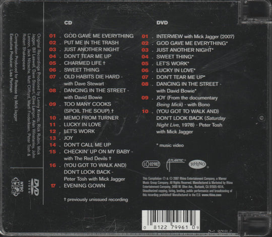 Mick Jagger - The Very Best of Mick Jagger. 2007. . CD.