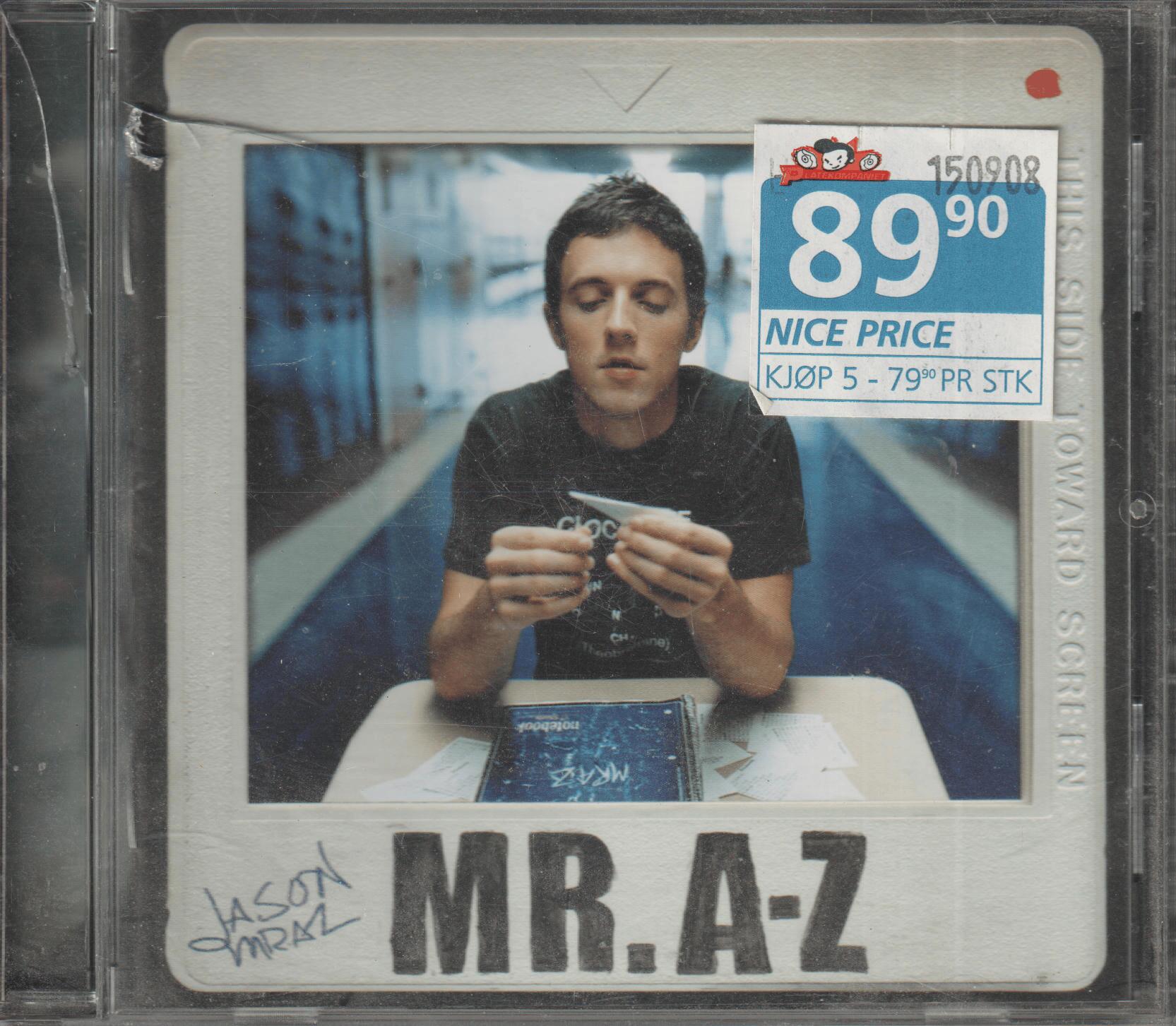 Jason Mraz - Mr. A-Z. 2005. . CD.