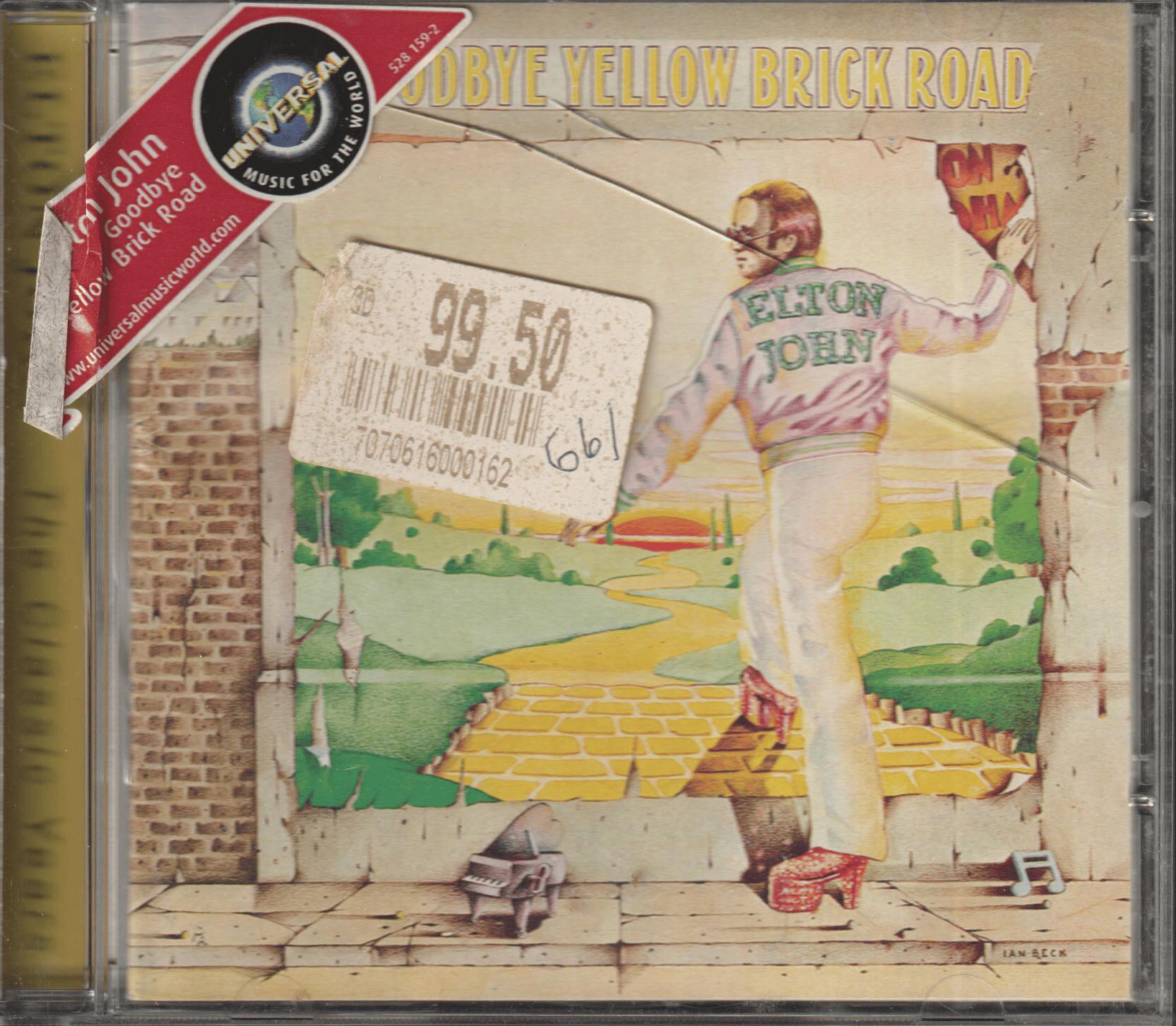 Elton John - Goodbye Yellow Brick Road. 1995. . CD.