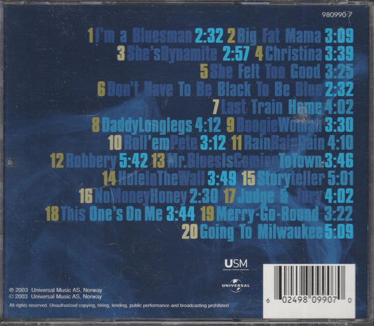 Reidar Larsen - Mr. Blues Is Coming To Town: The Very Best Of. 2003. . CD.
