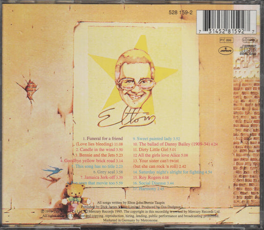 Elton John - Goodbye Yellow Brick Road (The Classic Years). 1995. . CD.
