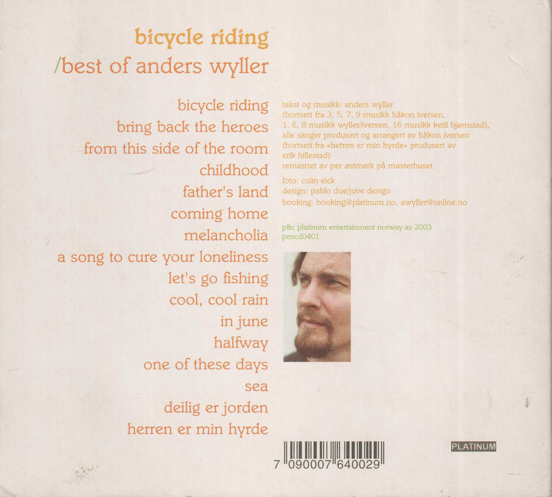 Anders Wyller - Bicycle Riding: Best of Anders Wyller. 2003. . CD.