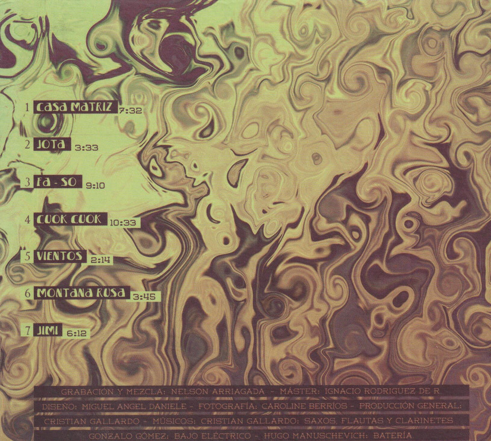 Cristian Gallardo Trio - Cook Cook. 2008. . CD.