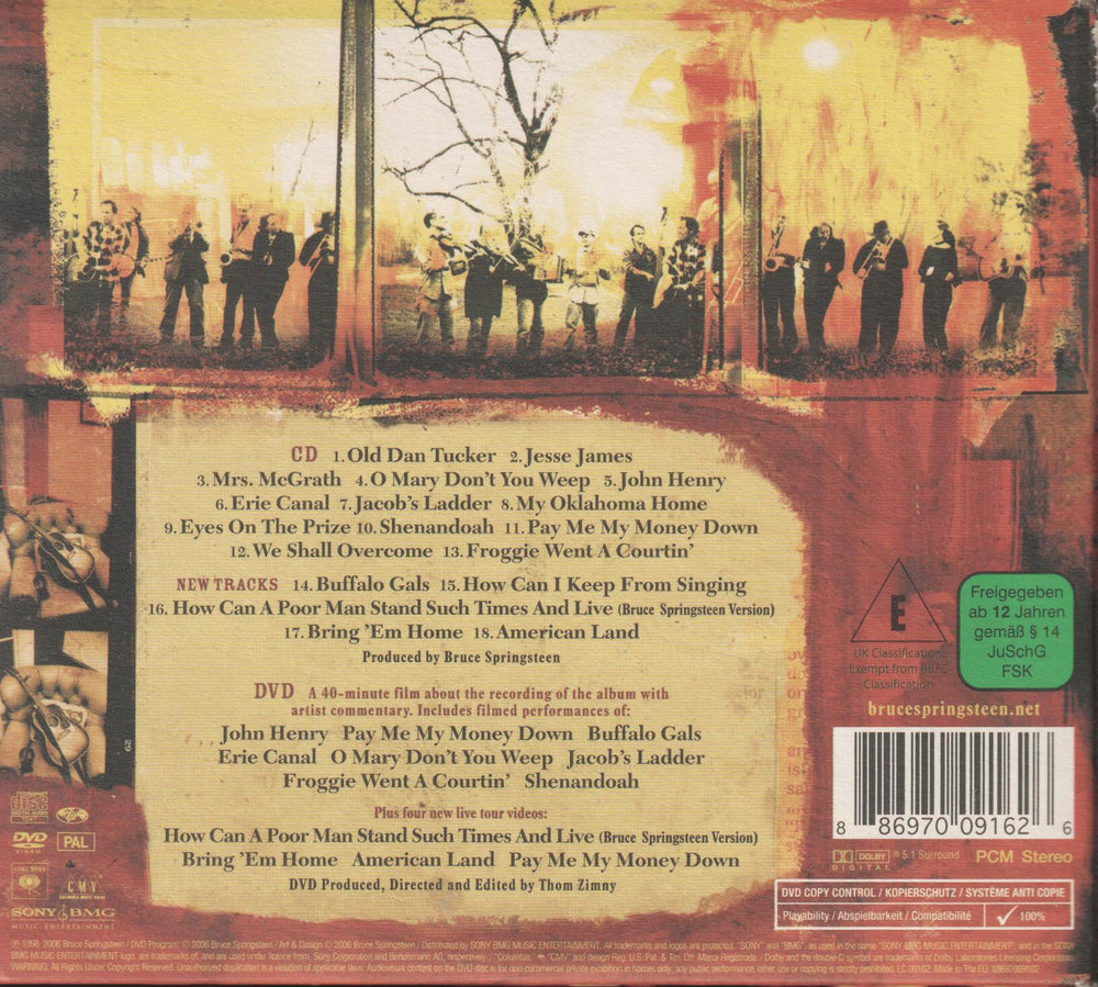 Bruce Springsteen - We Shall Overcome: The Seeger Sessions. 2006. . CD.