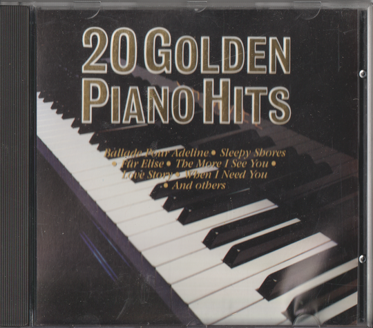 Forskjellige artister - 20 Golden Piano Hits. 1994. . CD.