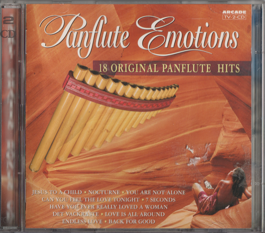 Forskjellige artister - Panflute Emotions: 18 Original Panflute Hits. 1996. . CD.