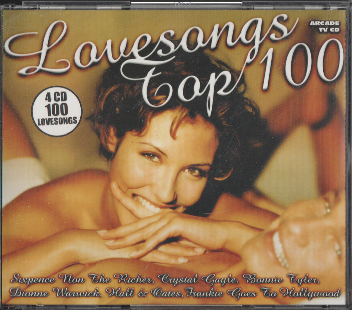 Forskjellige artister - Lovesongs Top 100 (4 CD). 2000. . CD.