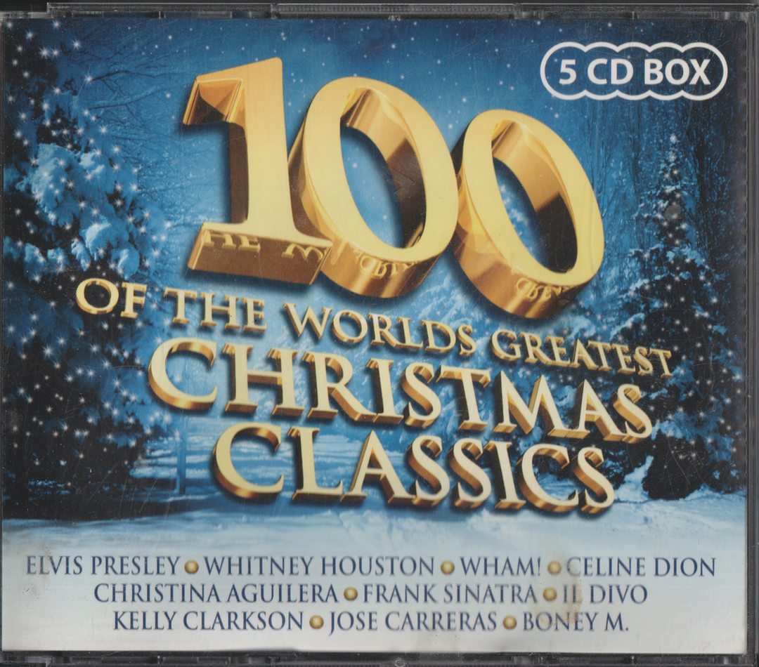Forskjellige artister - 100 Of The World's Greatest Christmas Classics (5 CD Box). 2008. . CD.