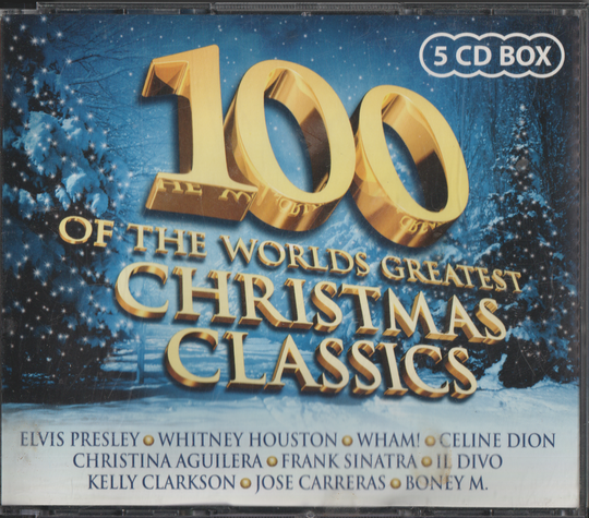 Forskjellige artister - 100 Of The World's Greatest Christmas Classics (5 CD Box). 2008. . CD.