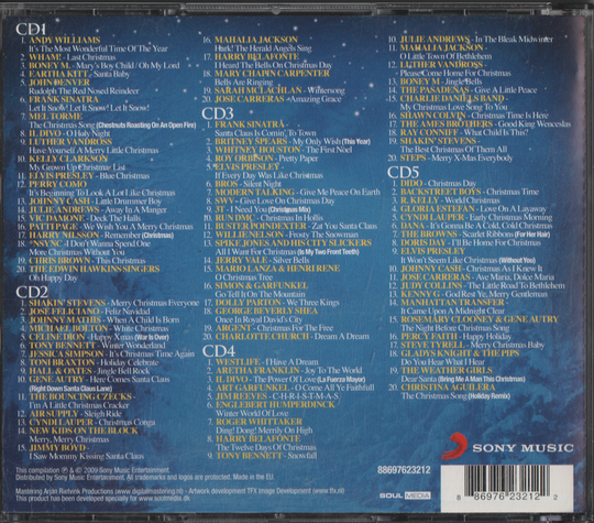 Forskjellige artister - 100 Of The World's Greatest Christmas Classics (5 CD Box). 2008. . CD.
