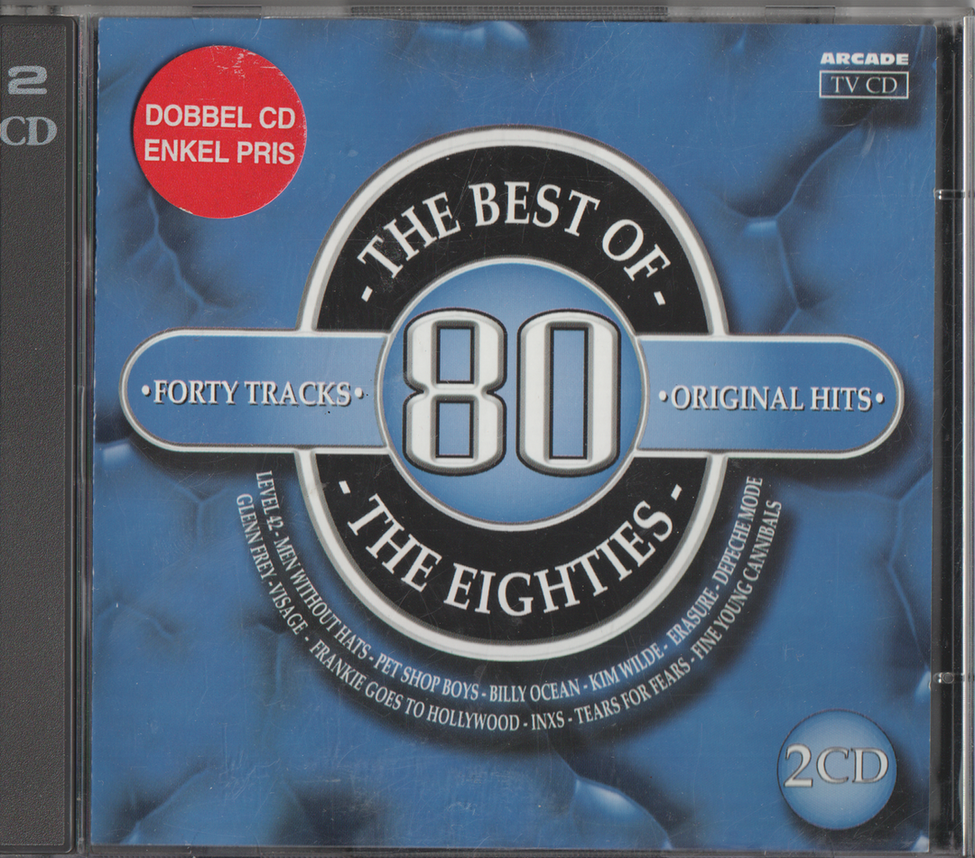Forskjellige artister - The Best Of The Eighties (2 CD). 1993. . CD.