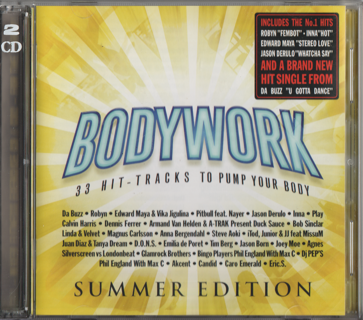 Forskjellige artister - Bodywork: Summer Edition (2 CD). 2010. . CD.
