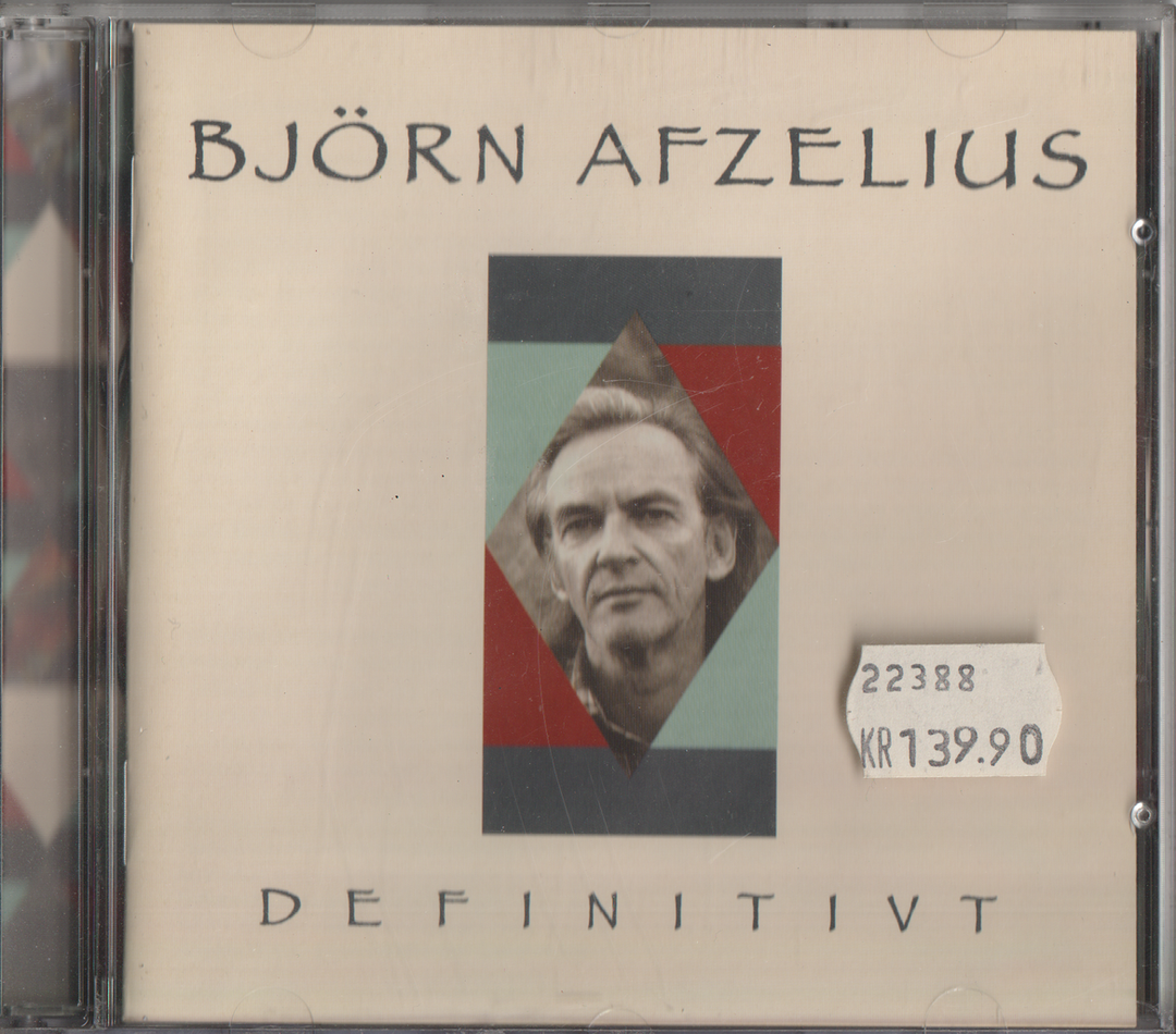 Björn Afzelius - Definitivt. 1998. . CD.