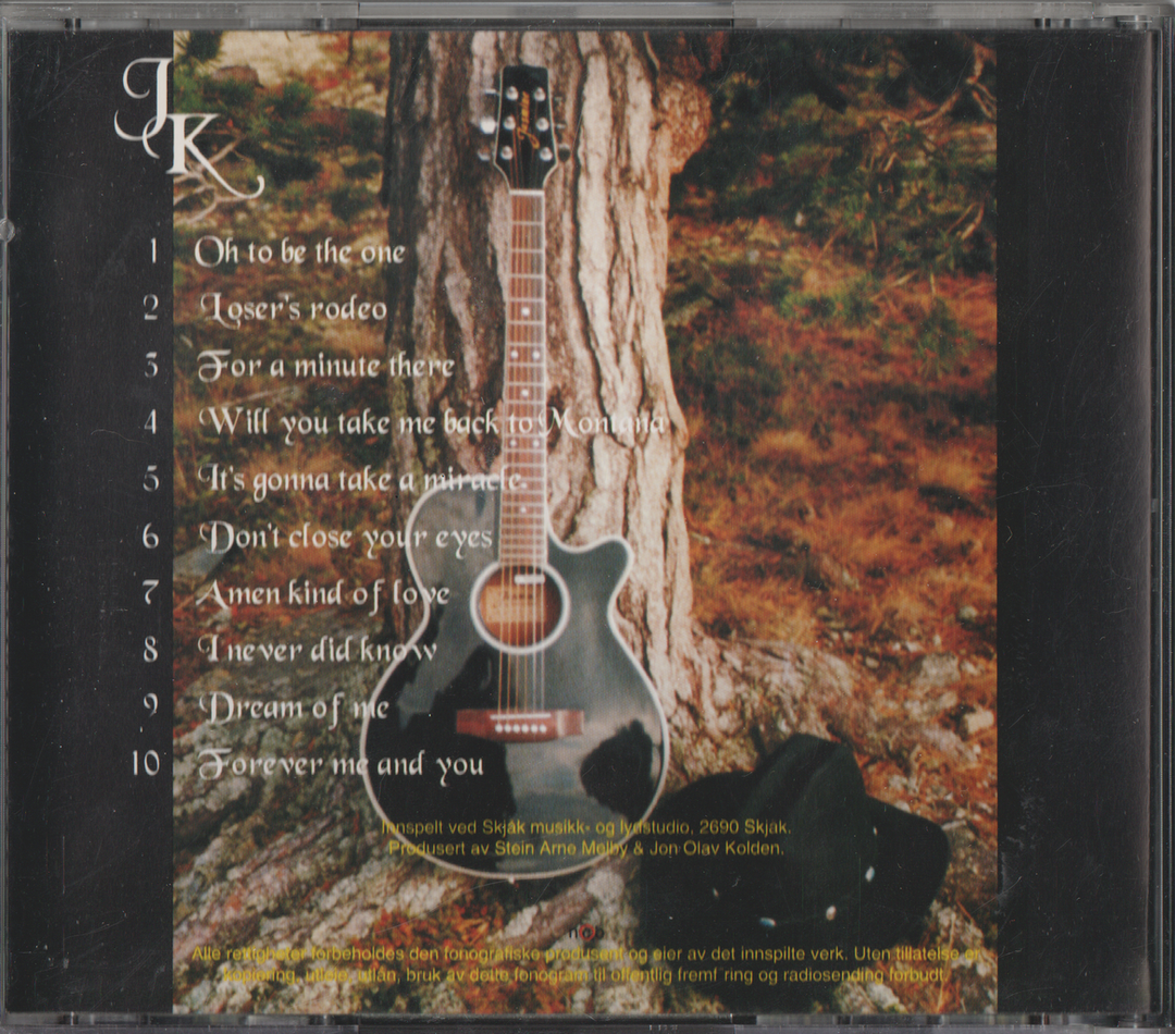 Jon Kolden - Forever me and you (2001). CD.