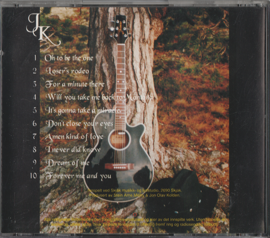 Jon Kolden - Forever me and you (2001). CD.