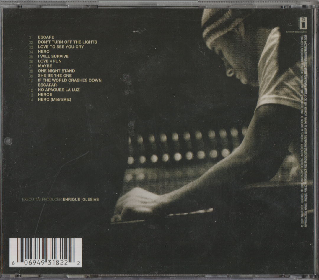 Enrique Iglesias - Escape (2001). CD.