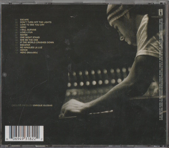 Enrique Iglesias - Escape (2001). CD.