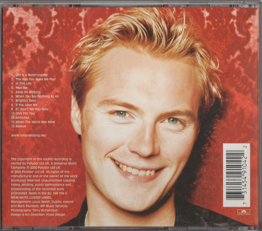 Ronan Keating - Ronan (2000). CD.