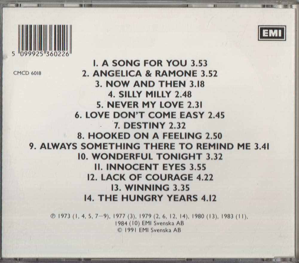 Björn Skies - Songs For You (1985). CD.