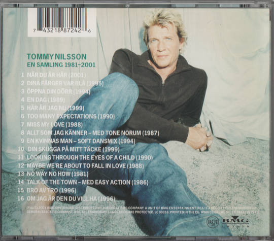 Tommy Nilsson - En Samling 1981-2001 (2001). CD.