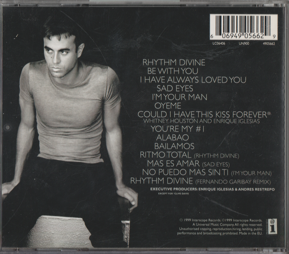 Enrique Iglesias - Enrique (1999). CD.