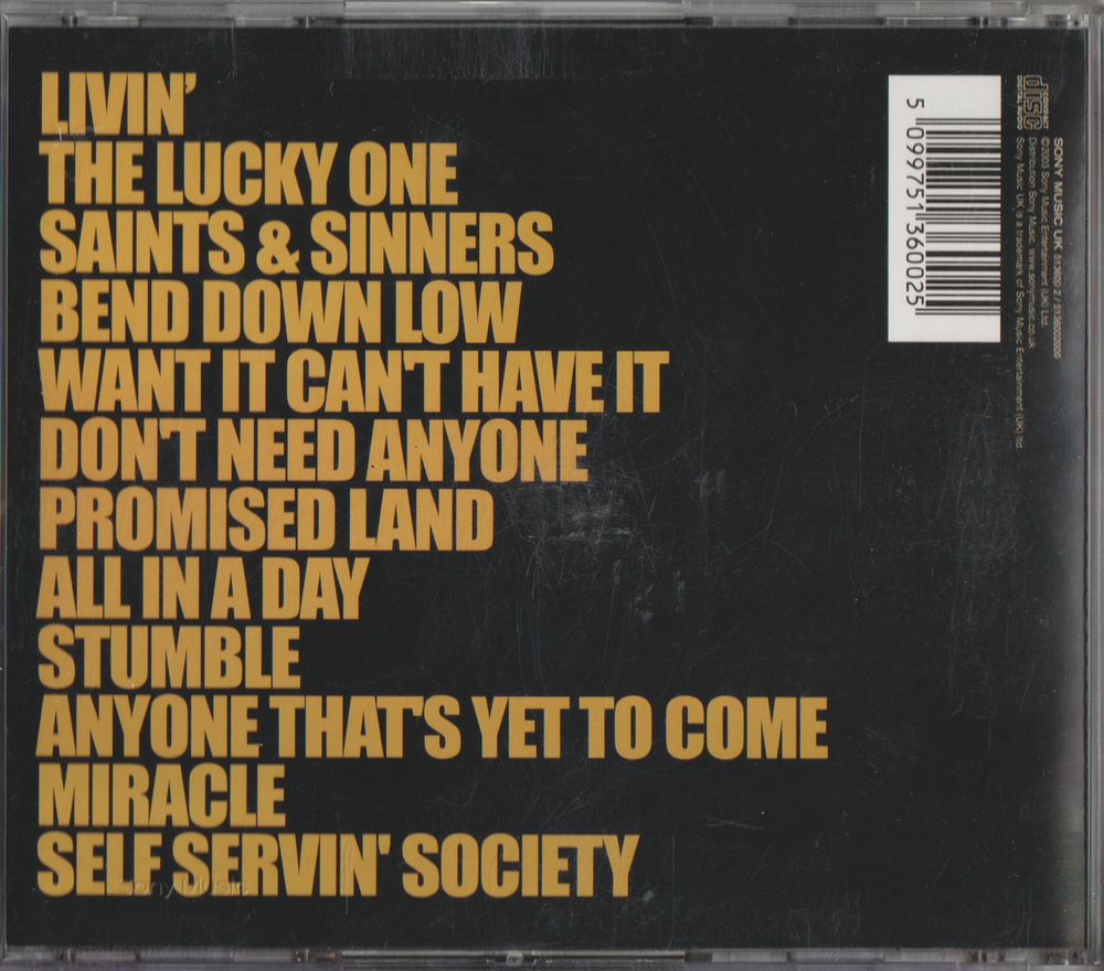 Paddy Casey - Living (2003). CD.