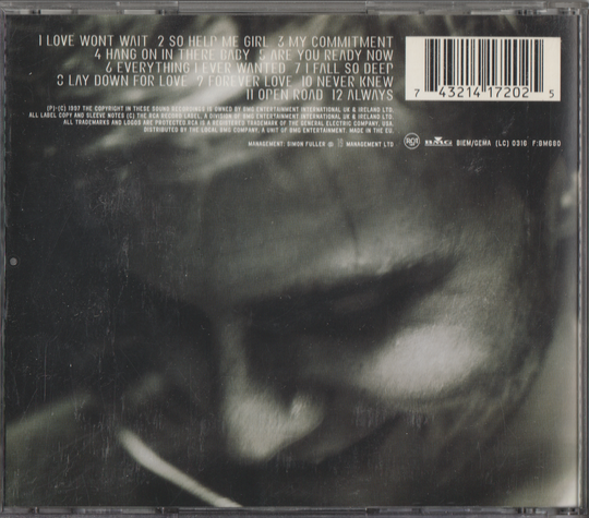 Gary Barlow - Open Road (1997). CD.