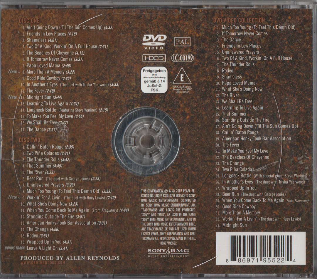 Garth Brooks - The Ultimate Hits (2007). 3-Disc Set.