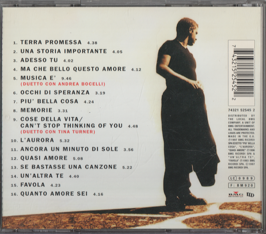 Eros Ramazzotti - Eros (1997). CD.