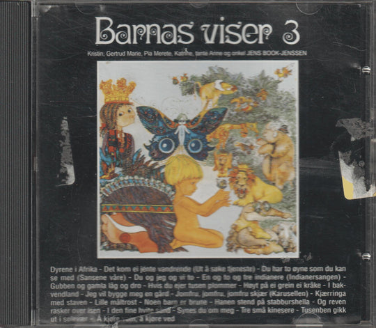 Diverse Artister - Barnas viser 3 (1998). CD.