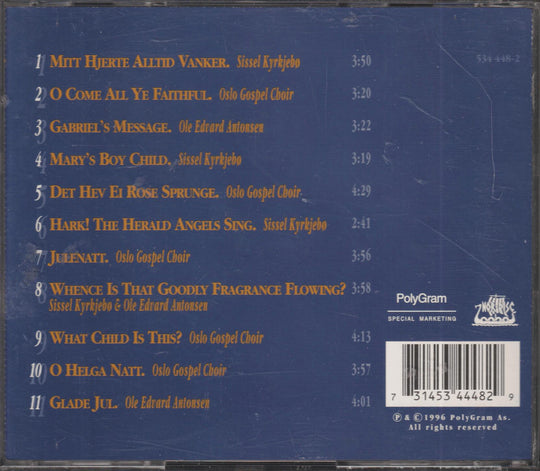 Sissel Kyrkjebø, Oslo Gospel Choir m.fl. - Julekonserten (1996). CD.