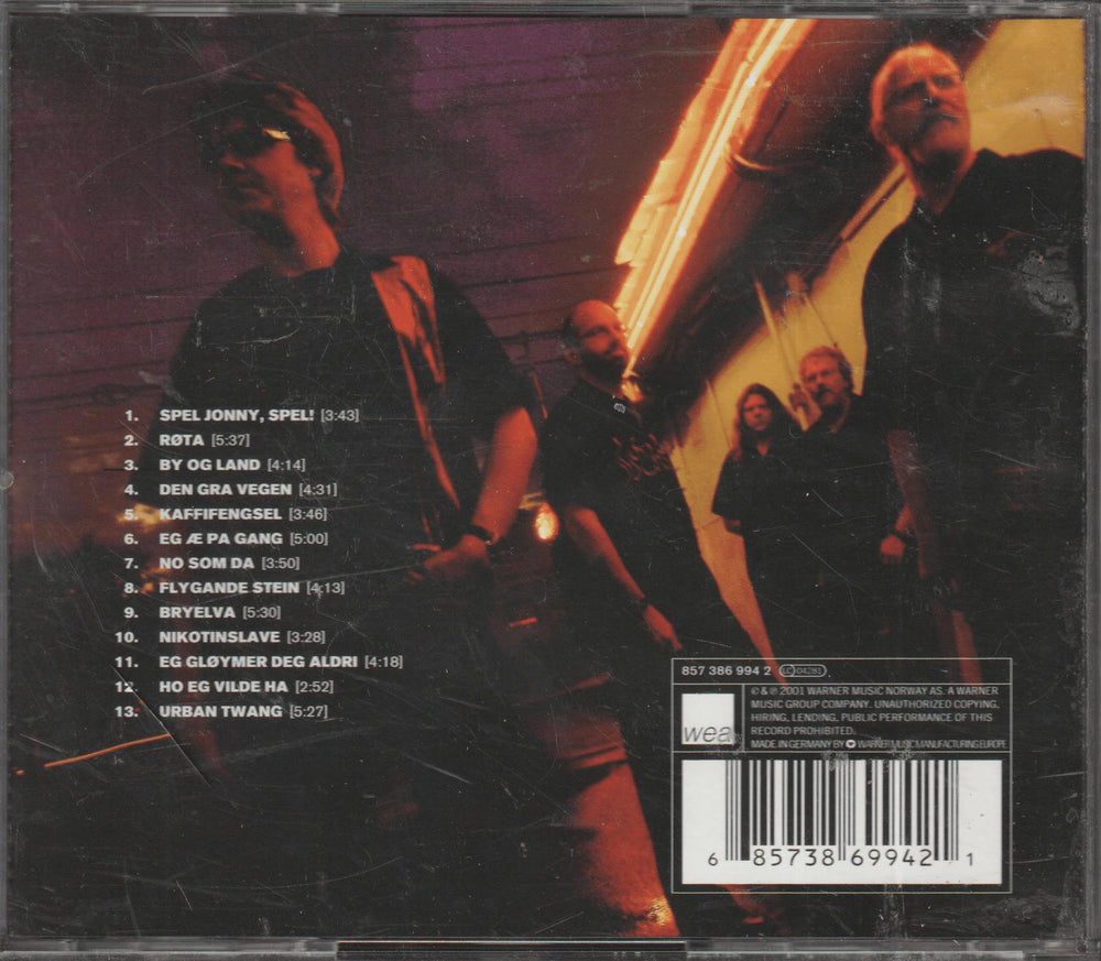 Hellbillies - Urban Twang (2001). CD.