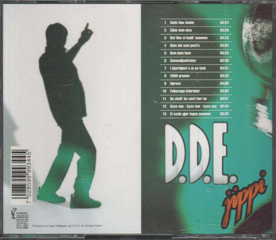 D.D.E. - Jippi (1999). CD.