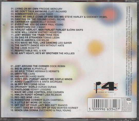 Diverse artister - P4 Feriefavoritter (2003). CD.