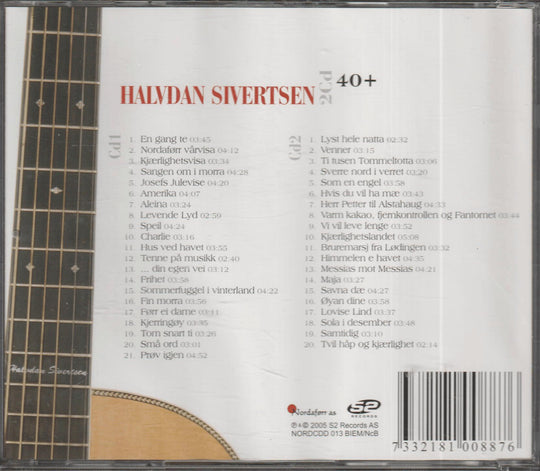 Halvdan Sivertsen - 40+ (2005). 2 CD.