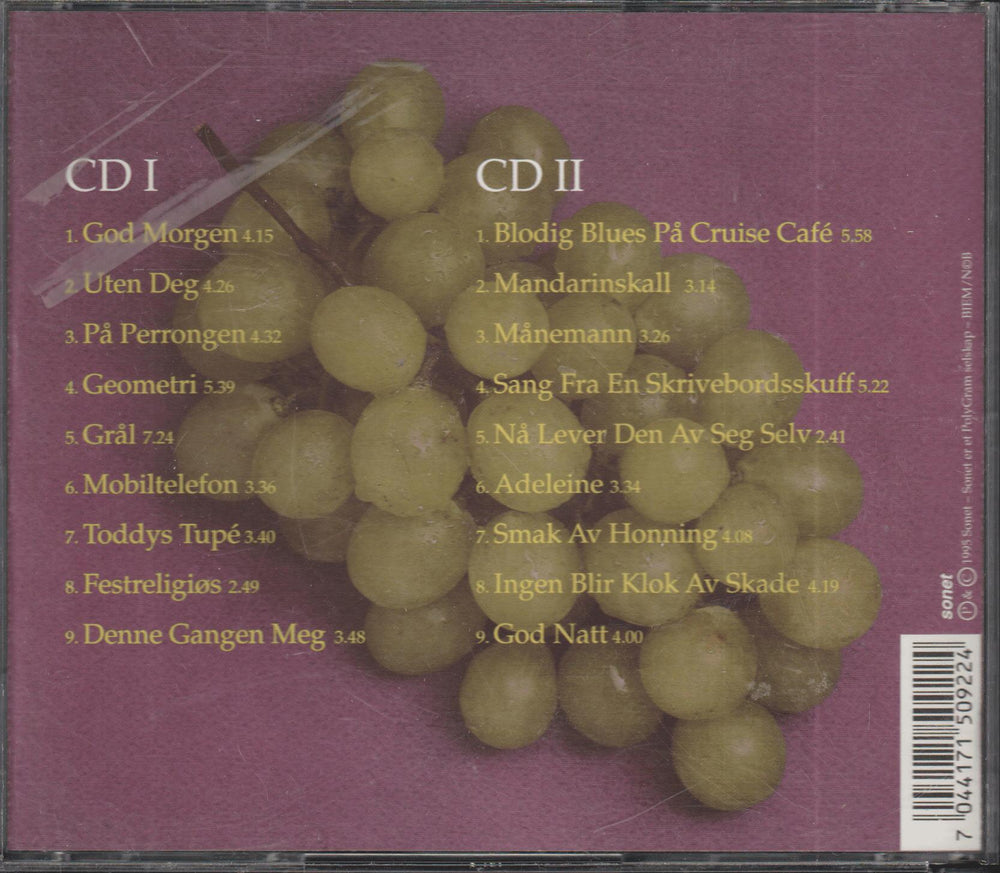deLillos - Sent og tidlig (1995). CD.