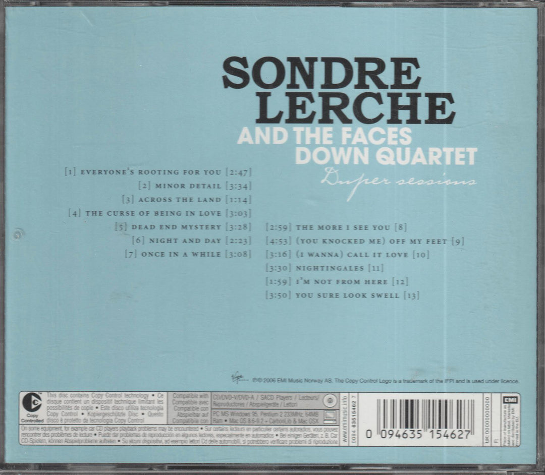 Sondre Lerche and the Faces Down Quartet - Duper Sessions (2006). CD.