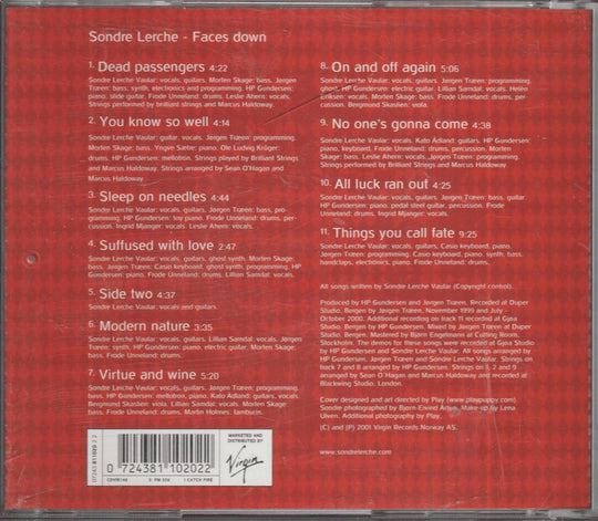 Sondre Lerche - Faces Down (2001). CD.