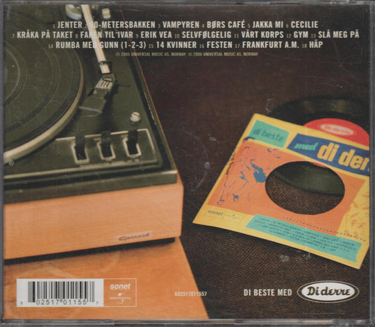 Di Derre - Di beste med Di Derre (2006). CD.