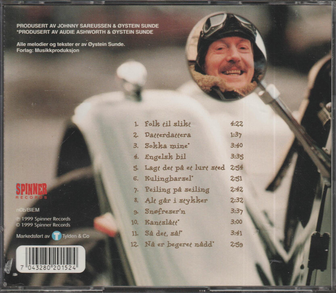 Øystein Sunde - Nå er begeret nådd (1999). CD.
