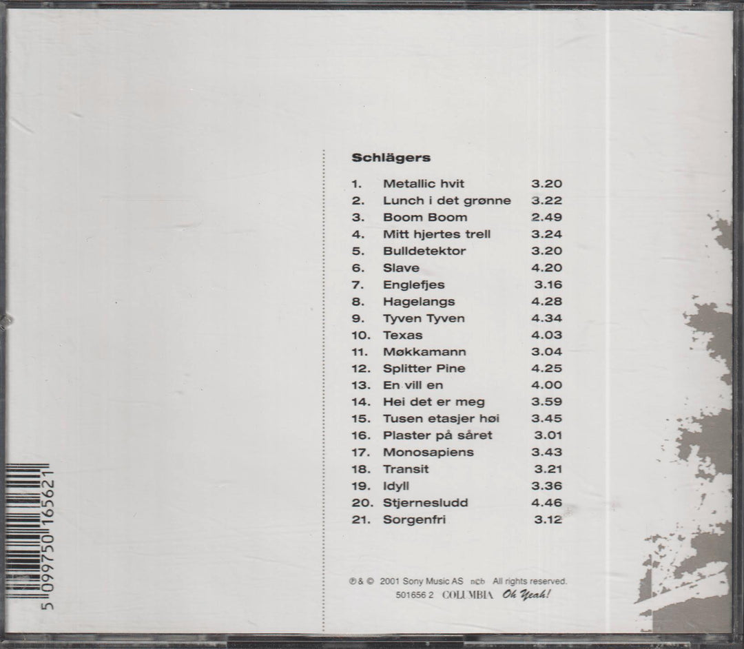 DumDum Boys - Schlägers (2001). CD.