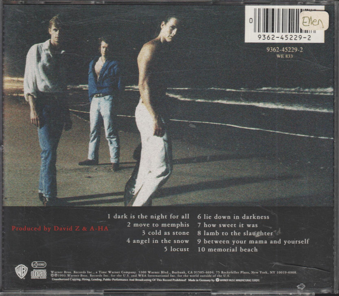 a-ha - Memorial Beach (1993). CD.