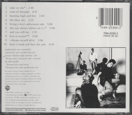a-ha - Hunting High and Low (1985). CD.