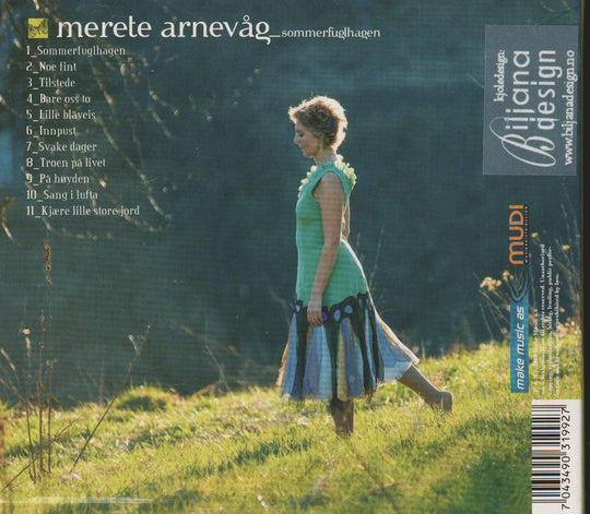 Merete Arnevåg - Sommerfuglhagen (2008). CD.