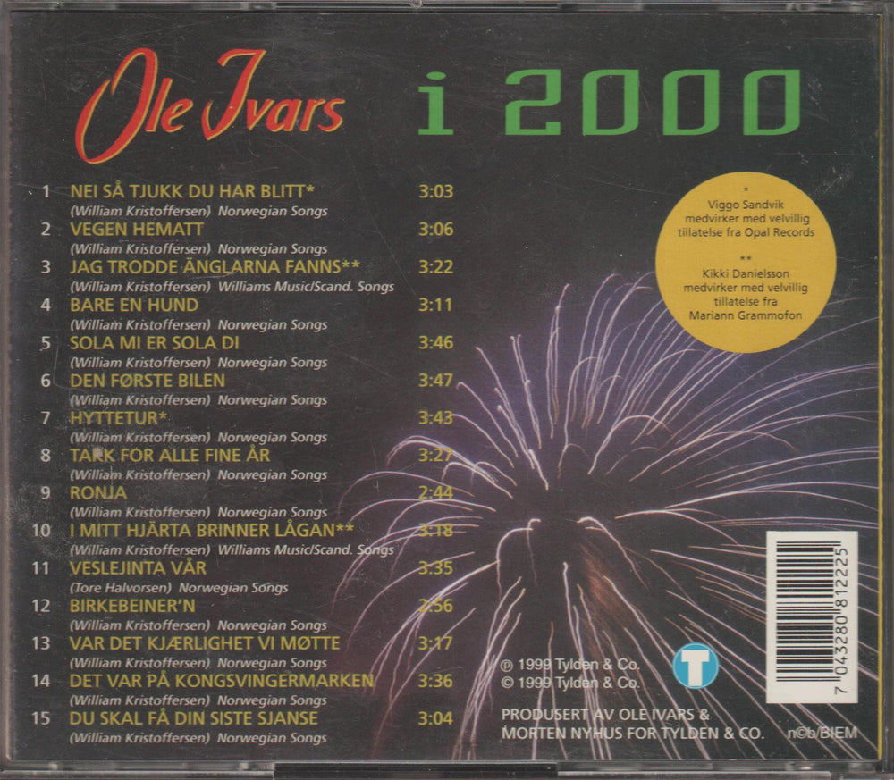 Ole Ivars - Ole Ivars i 2000 (1999). CD.